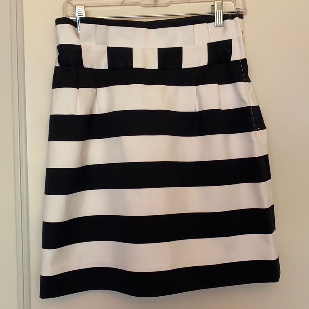 Kate Spade Paper Bag Waist Striped Skirt Size 6